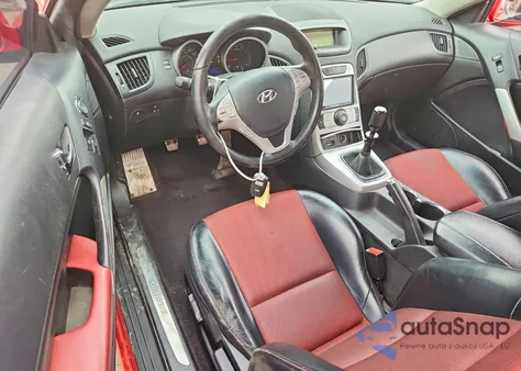 2010 Hyundai Genesis Coupe 3.8L z USA, uszkodzony, nr VIN KMHHU6KH8AU005210